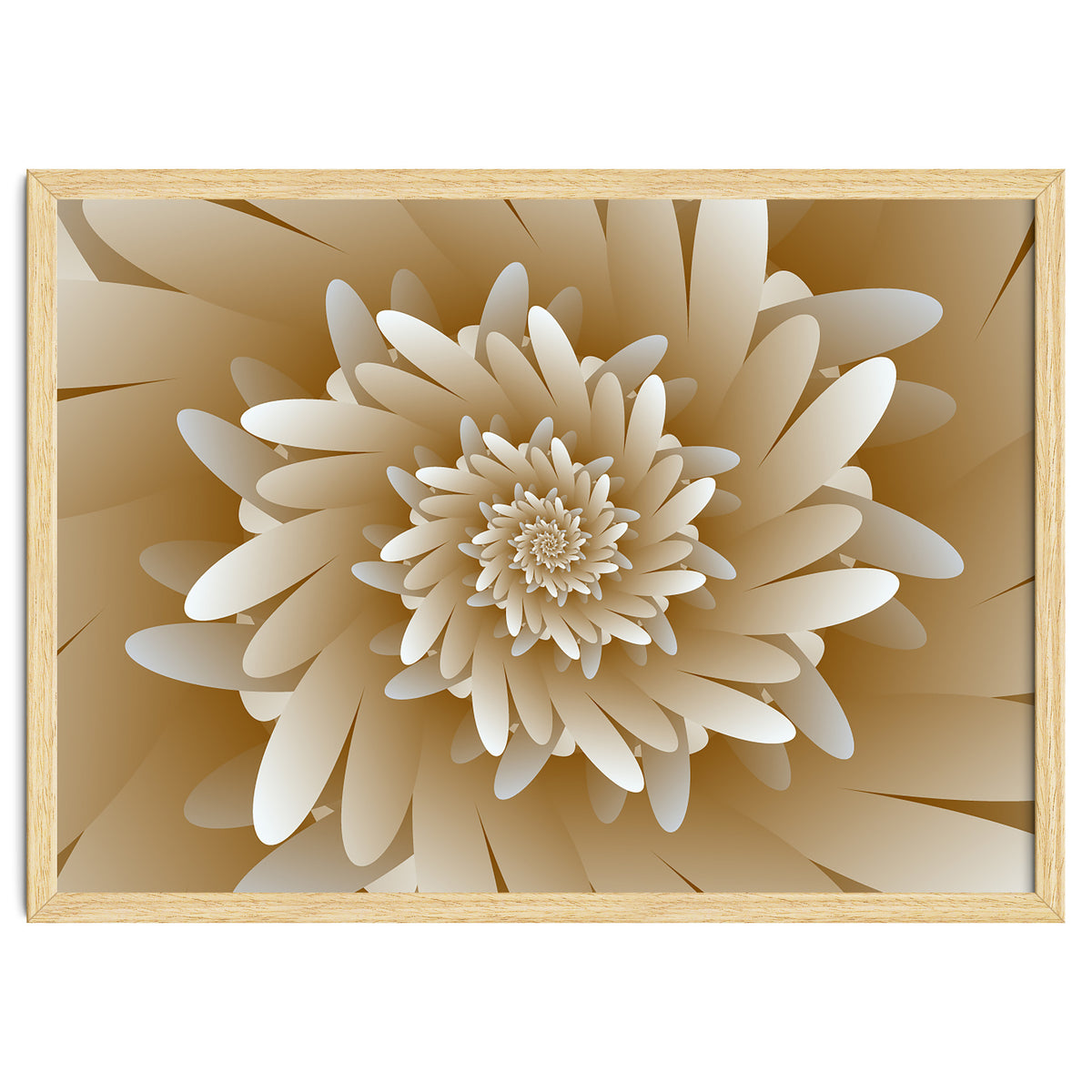 Abstract Digital Floral ART