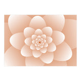 3d Abstract Orange Floral Spiral (Print Only) thumbnail