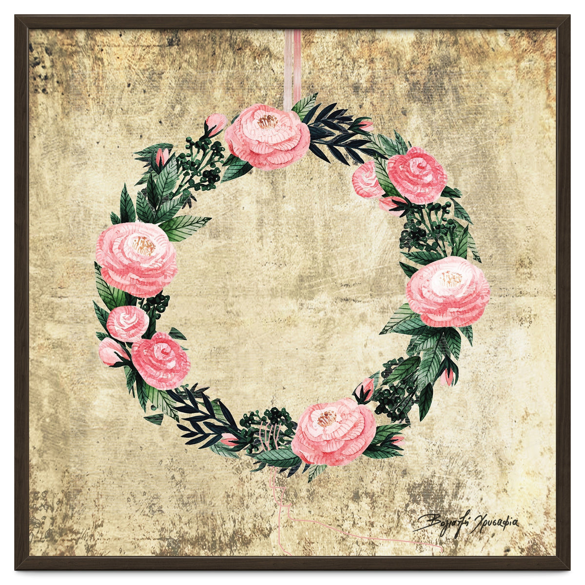 Wreath #Rose Flowers #Royal collection