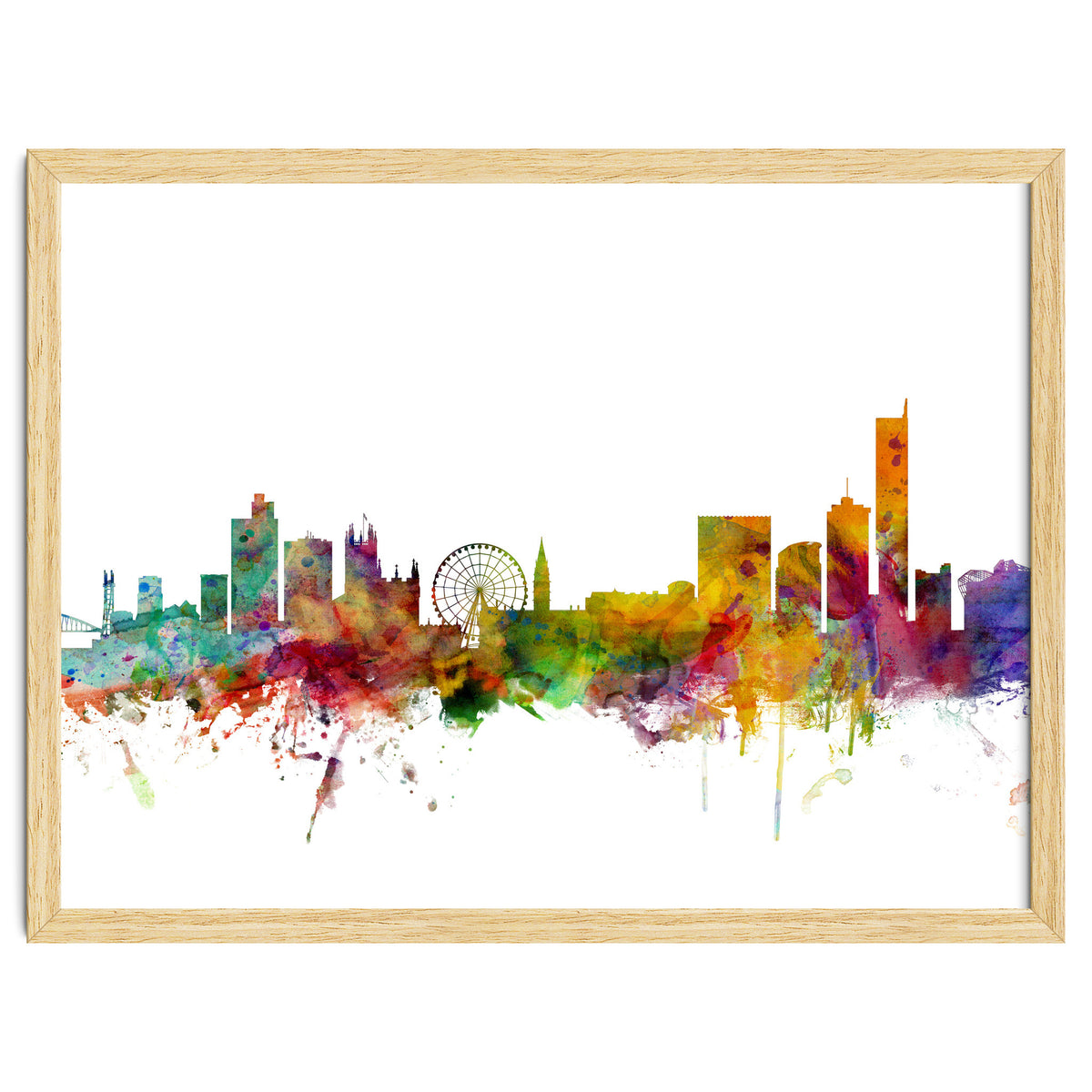 Manchester England Skyline