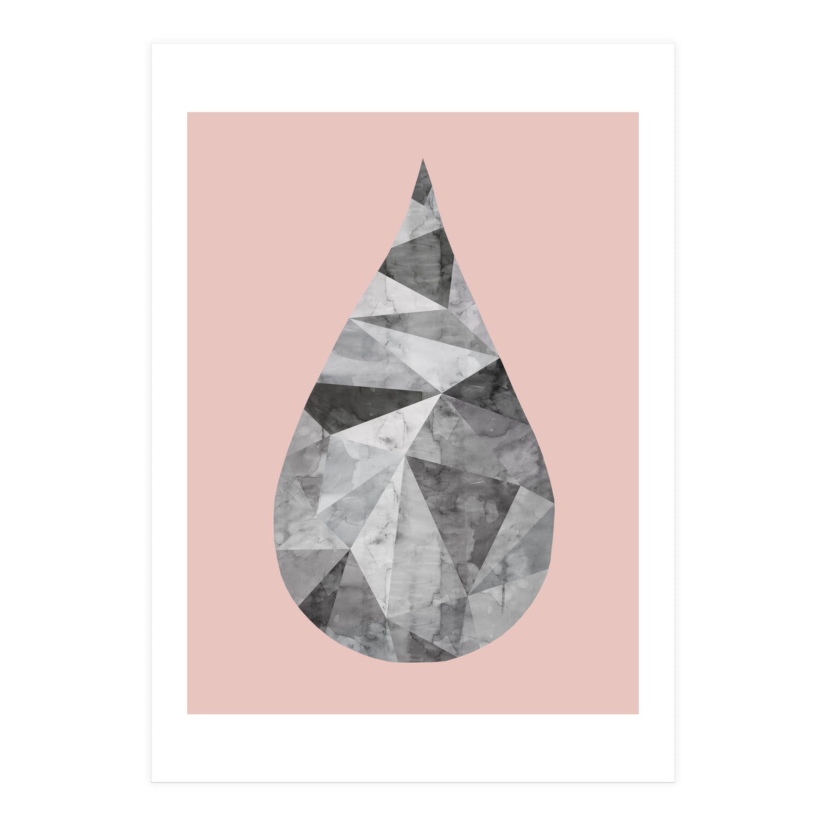 Geometric Rock V (Print Only)