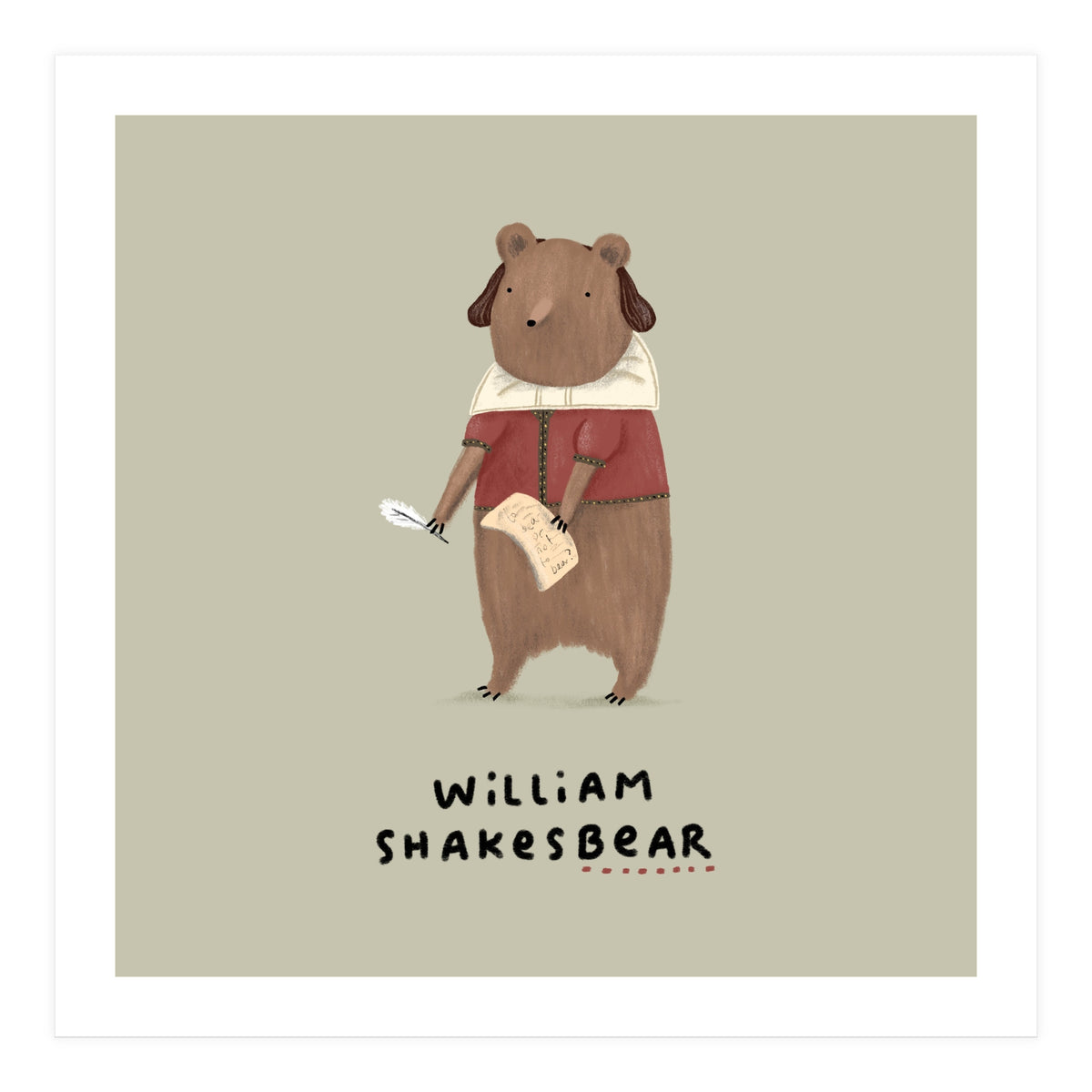 William Shakesbear (Print Only)