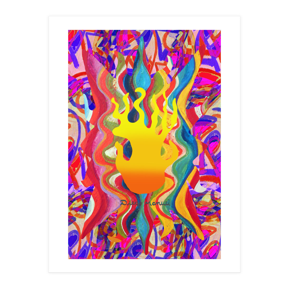 Fuego Y Graffiti 26 (Print Only)