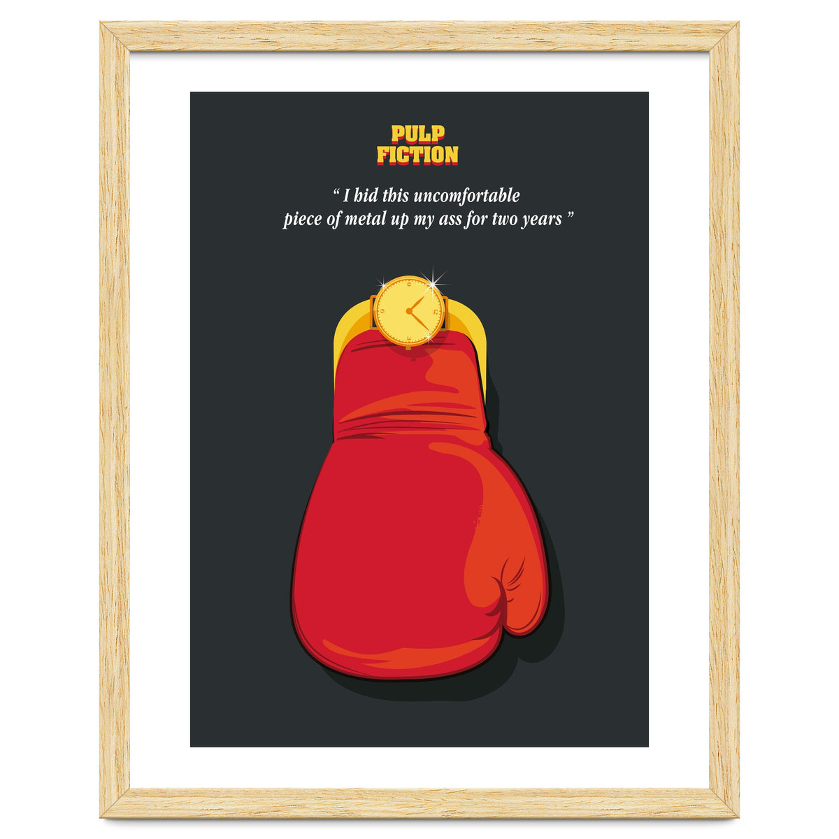 Butch Pulp Fiction movie poster