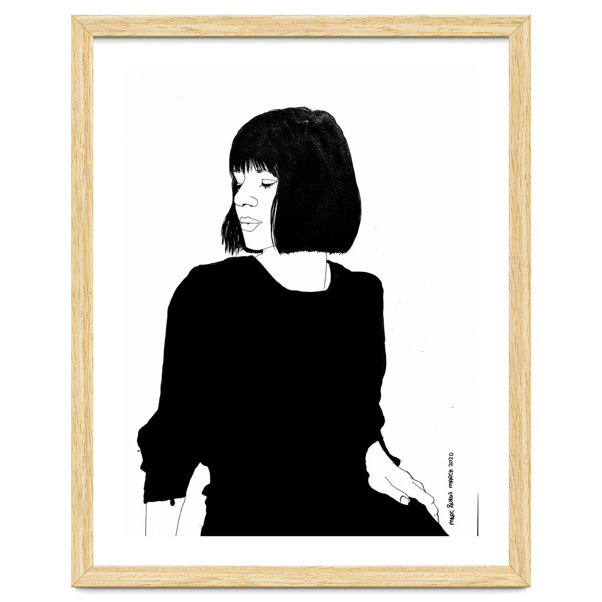 Untitled 84 - Woman in black