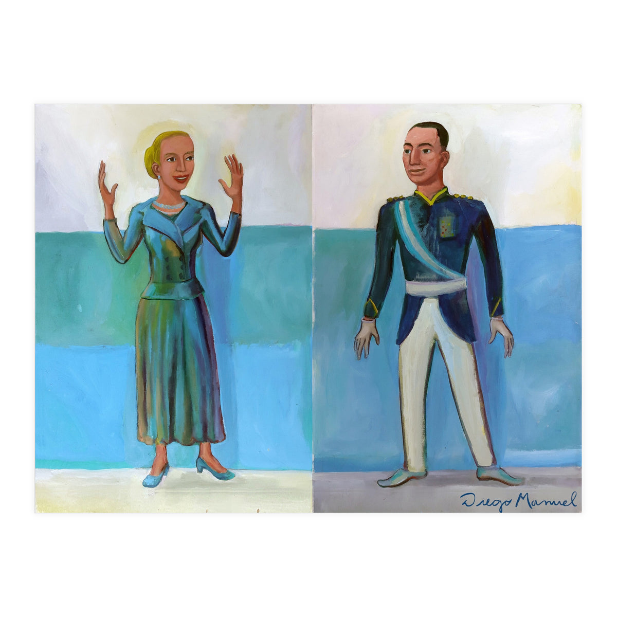 Diptico Evita Y Peron (Print Only)