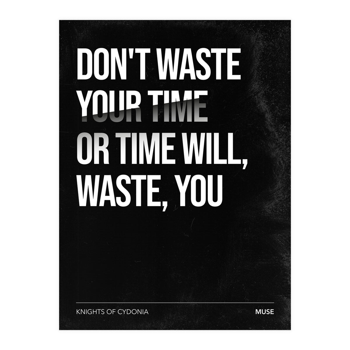 Muse - Knights Of Cydonia (Print Only)