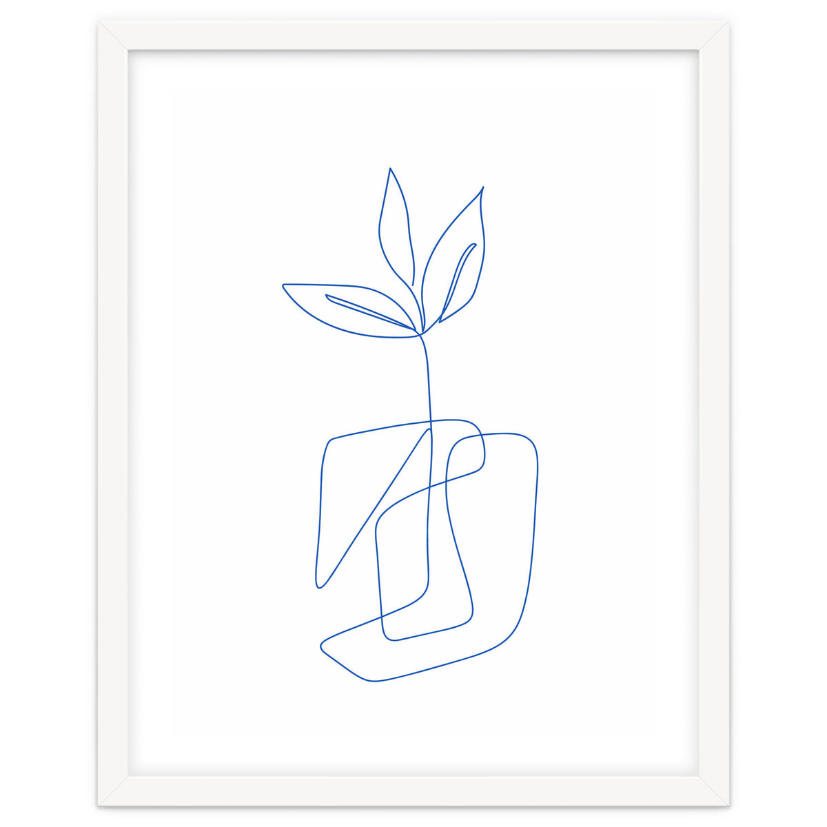 One Line Art Botanical II