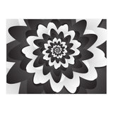 Mono Chrome Flower Spiral Pattern (Print Only) thumbnail