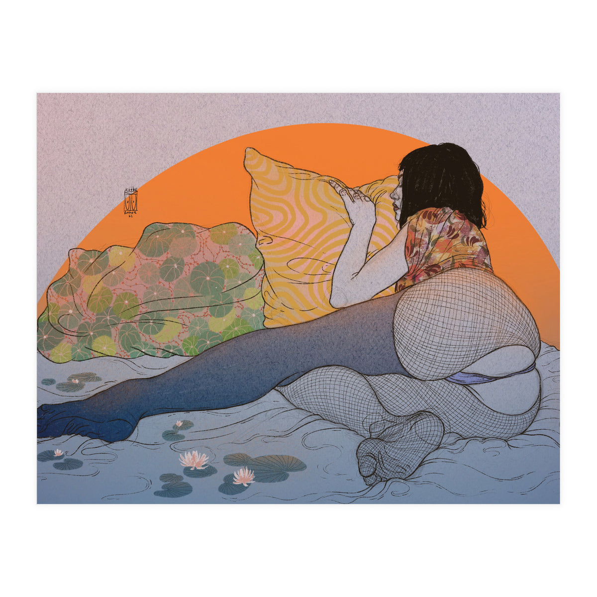 The sea that calms me down (Print Only)