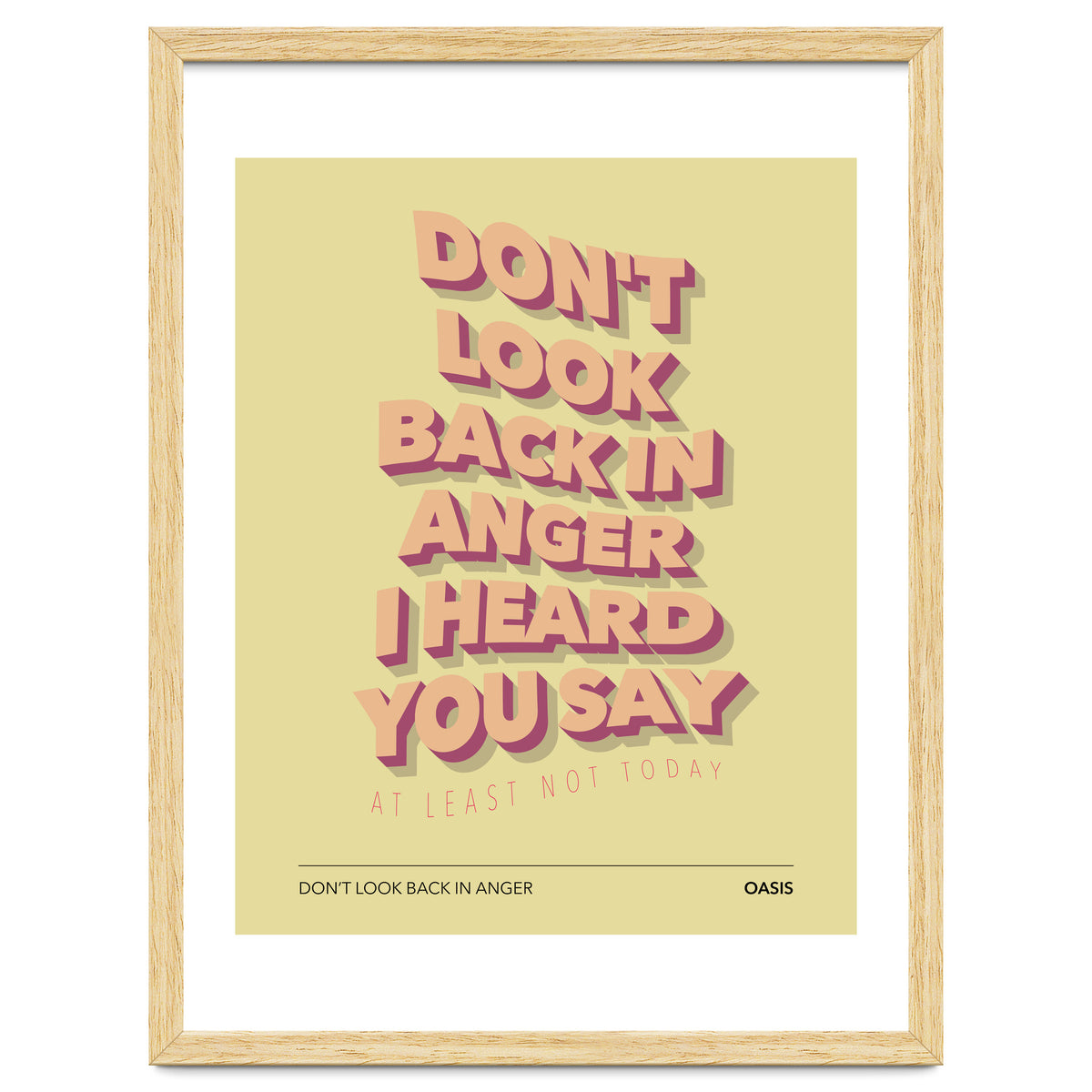Oasis - Don't Look Back In Anger