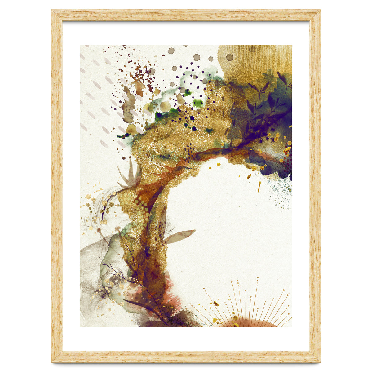 Abstract Floral - Autumn Winds