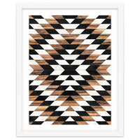 Urban Tribal Pattern No.13 - Aztec - Concrete and Wood