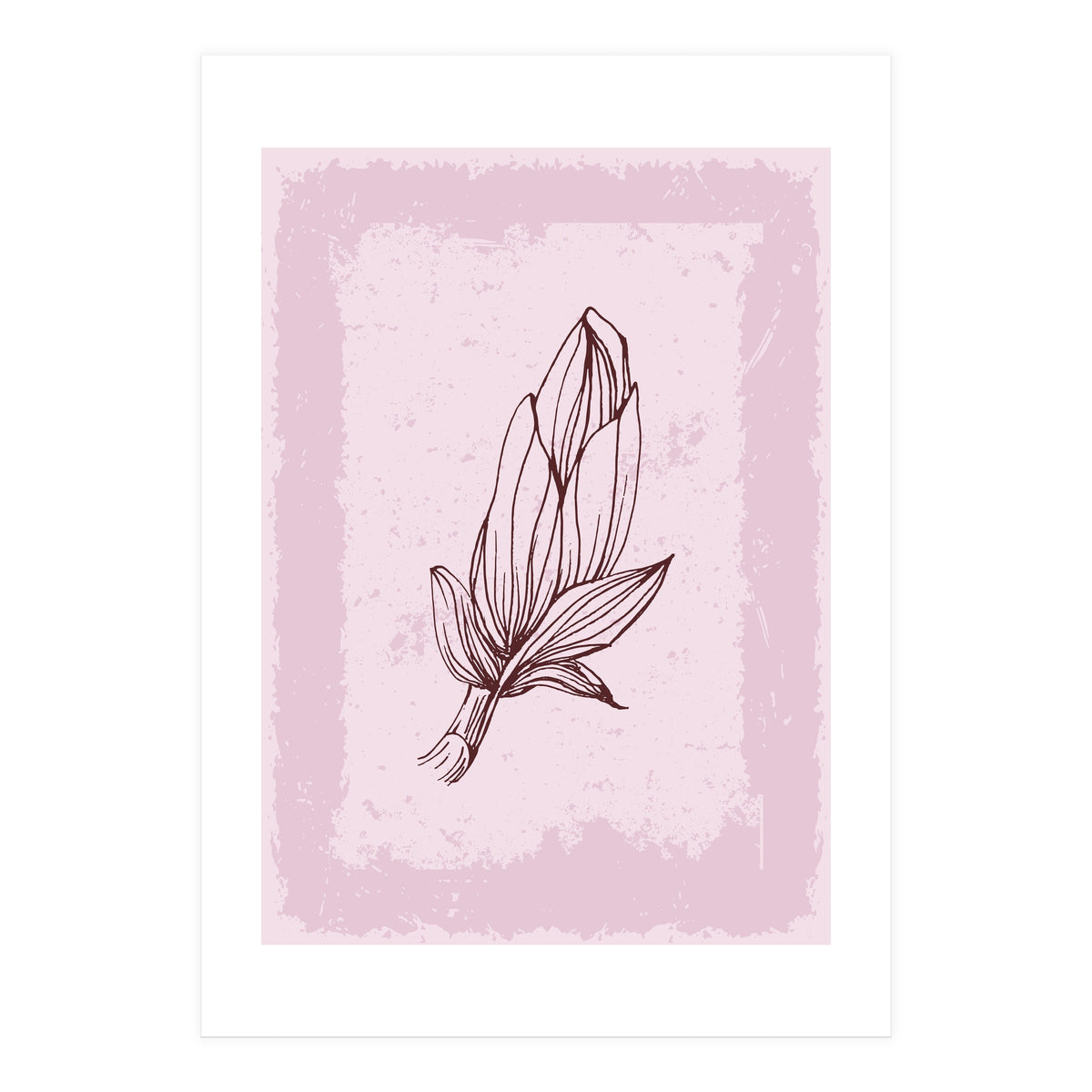 Magnolia Simple Minimal Boho - Botanical Leaves (Print Only)