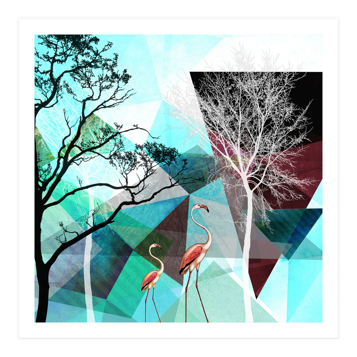 FLAMINGOS P26 (Print Only)