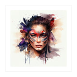 Watercolor Carnival Woman #9 (Print Only) thumbnail
