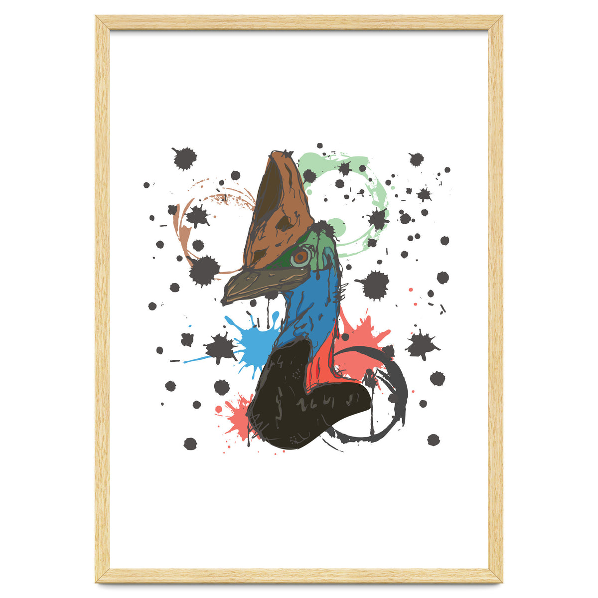 Cassowary Bird Sketch