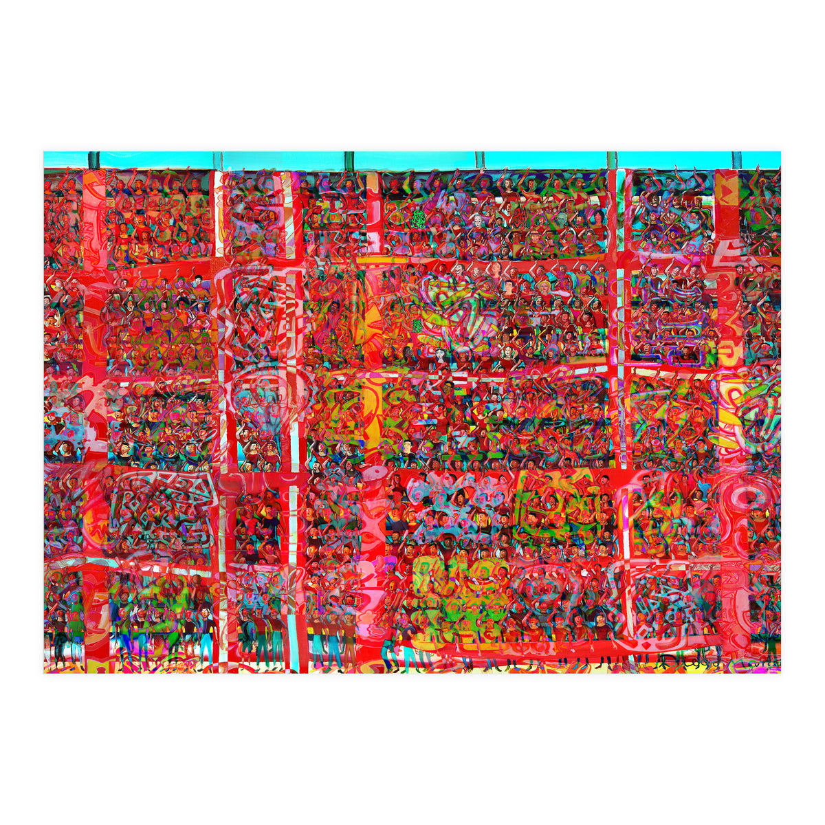 Gran Hinchada Roja 14 (Print Only)