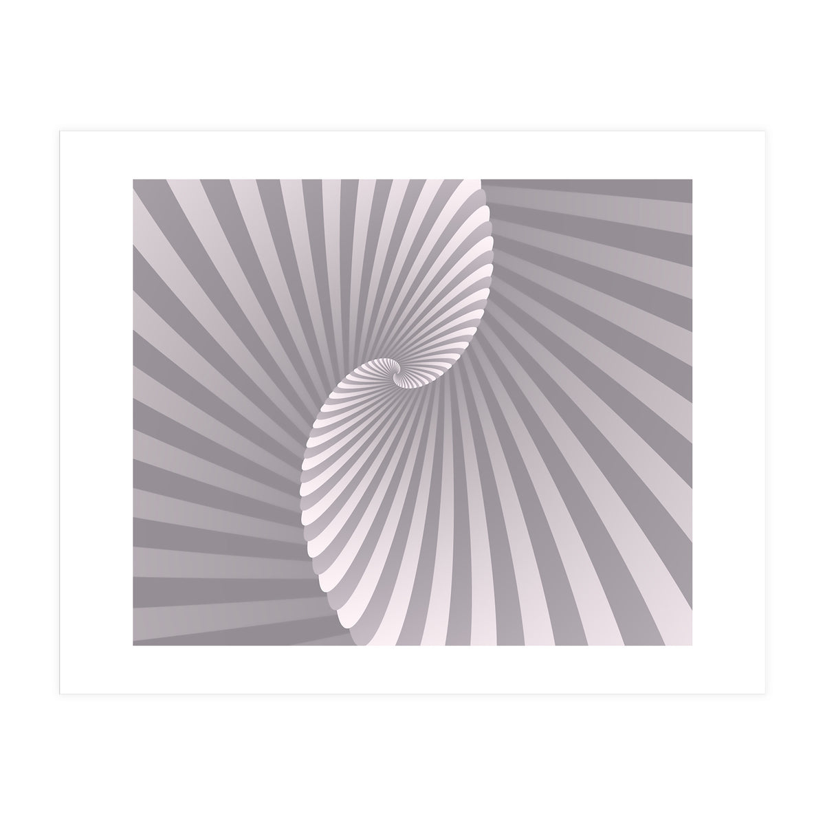 Abstract Retro Spiral (Print Only)