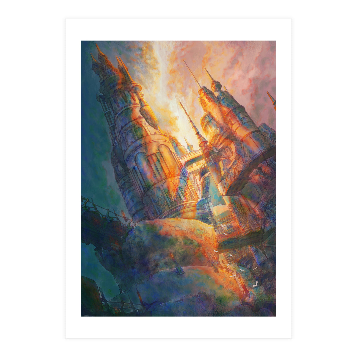 Limsa Lominsa At Dawn (Print Only)