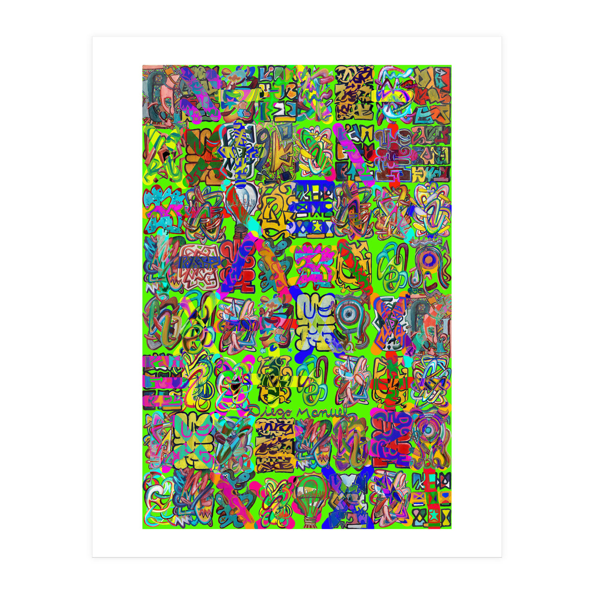 Graffitis 2021 Tapiz 103 (Print Only)