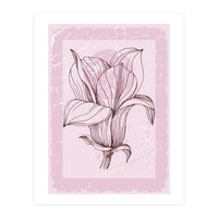 Magnolia - Minimal Contemporary Botanical Floral (Print Only)