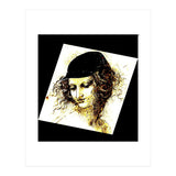 Renaissance women with baseball cap (Print Only) thumbnail