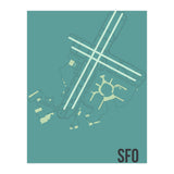 San Francisco Airport Layout (Print Only) thumbnail