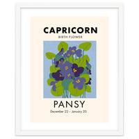 Capricorn Birth Flower Pansy