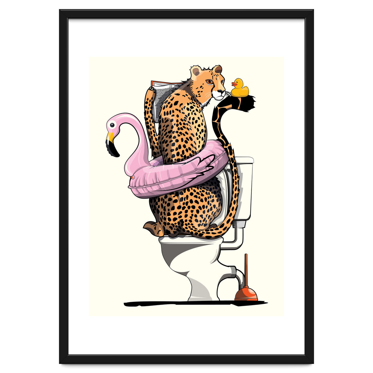 Cheetah on the Toilet, Funny Bathroom Humour