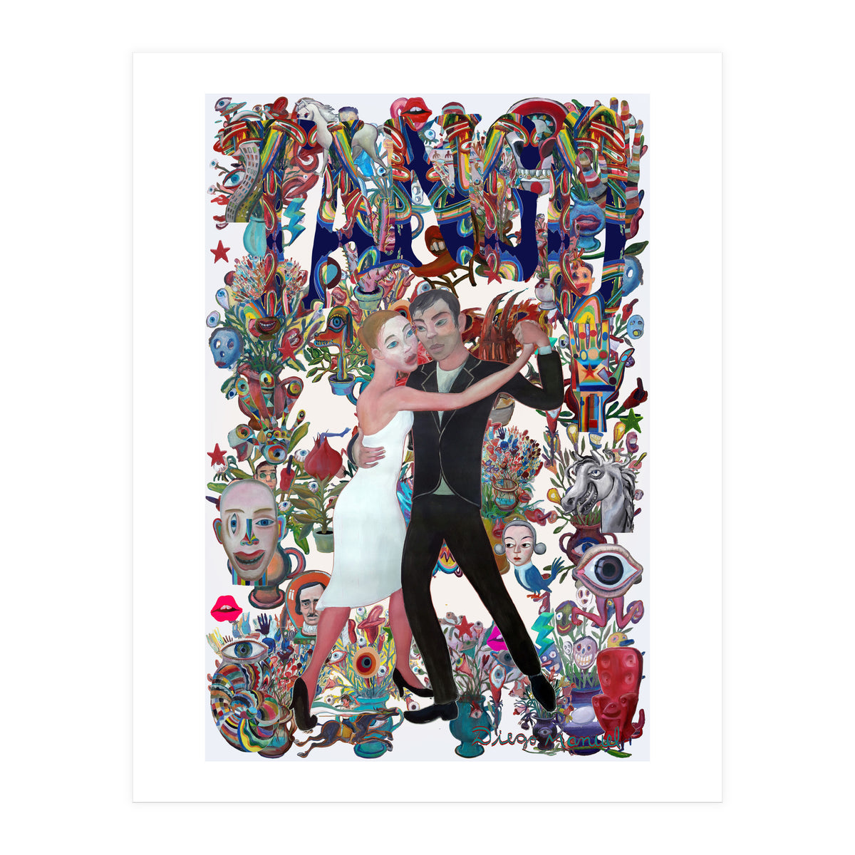 Tango Nuevo Tapiz 2 (Print Only)