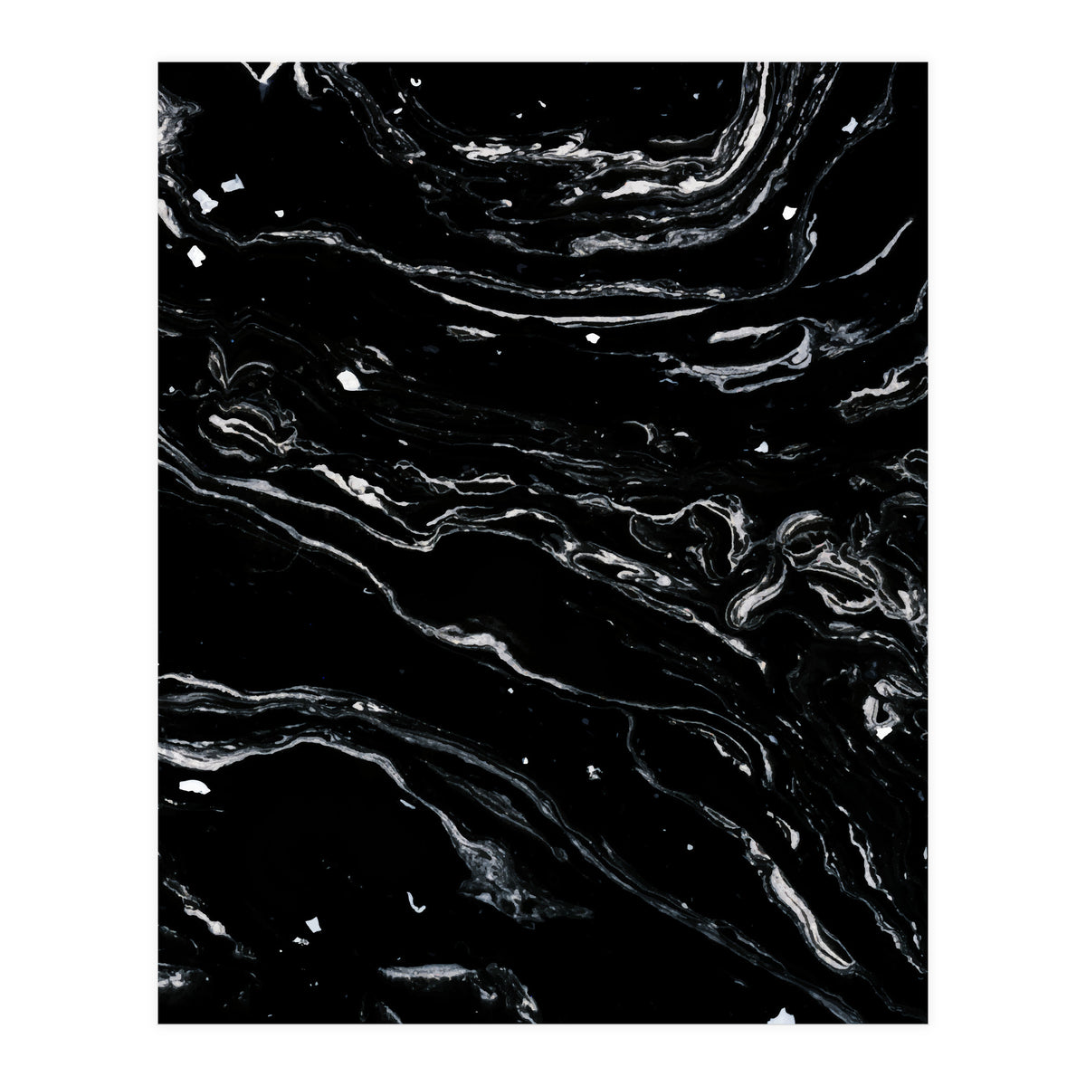 Black Marble Space (Print Only)