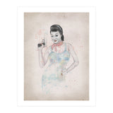 Posing With Gun (Print Only) thumbnail