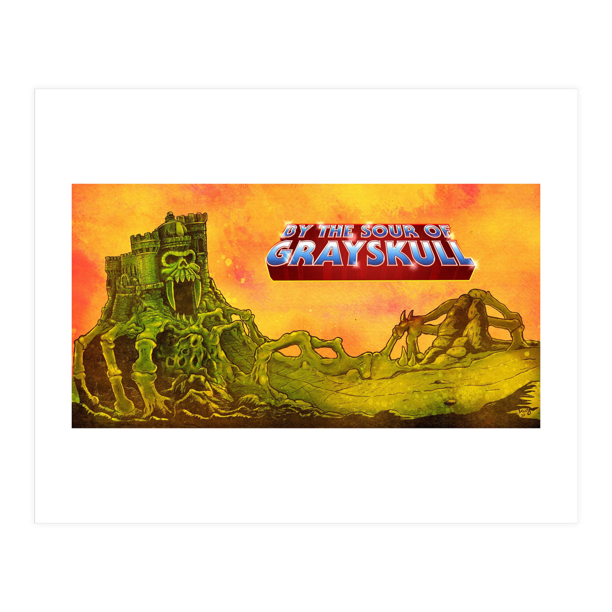 By The Sour Of Graykull - Steel City Brewery x Mega Collab - Grapefruit & Redcurrant Sour Beer (Print Only)