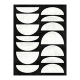 Mid-Century Modern Pattern No.8 - Black and White Concrete (Print Only) thumbnail
