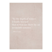 An Invincible Summer By Camus (Print Only)