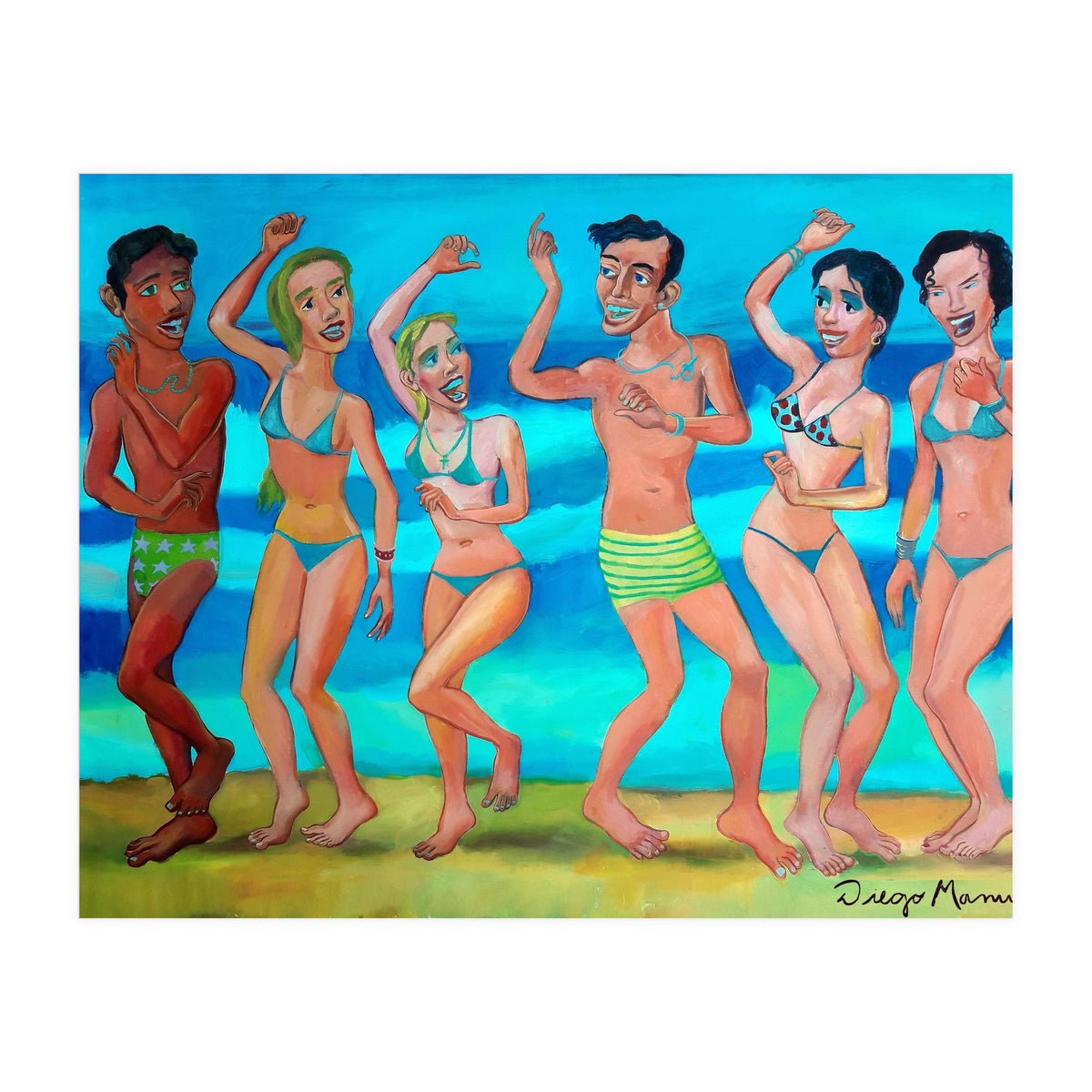 Playa Punta Mogotes (Print Only)