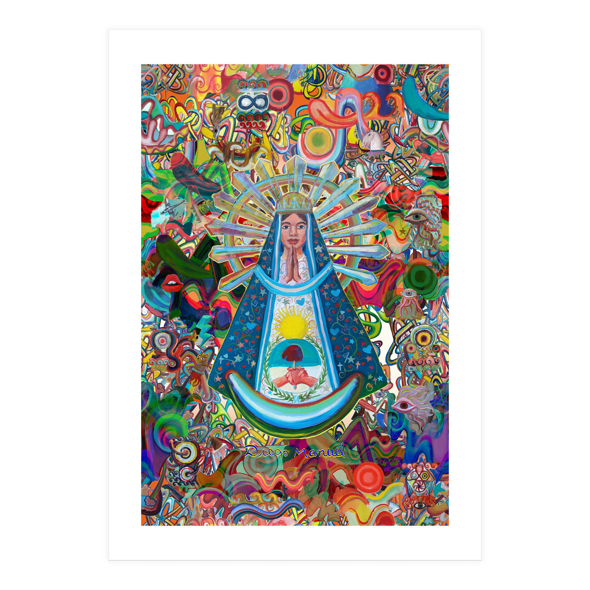 Virgen Y Graffiti 29 (Print Only)