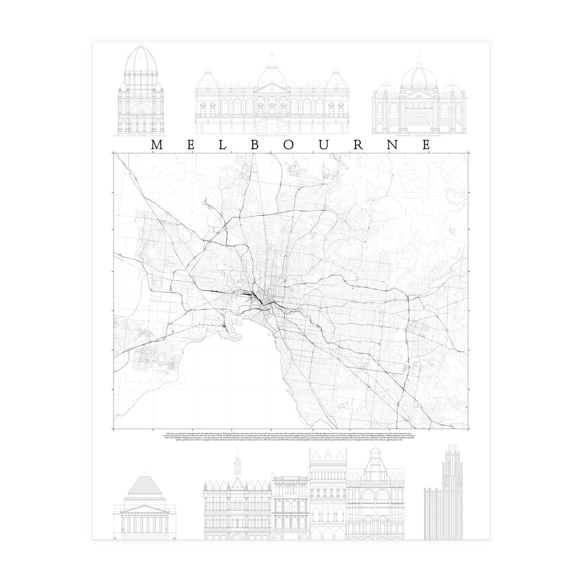 Melbourne (Print Only)
