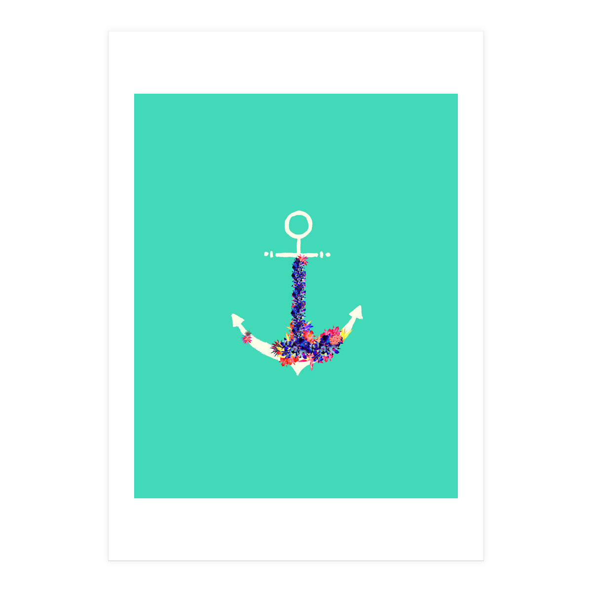 Floral Anchor (Print Only)