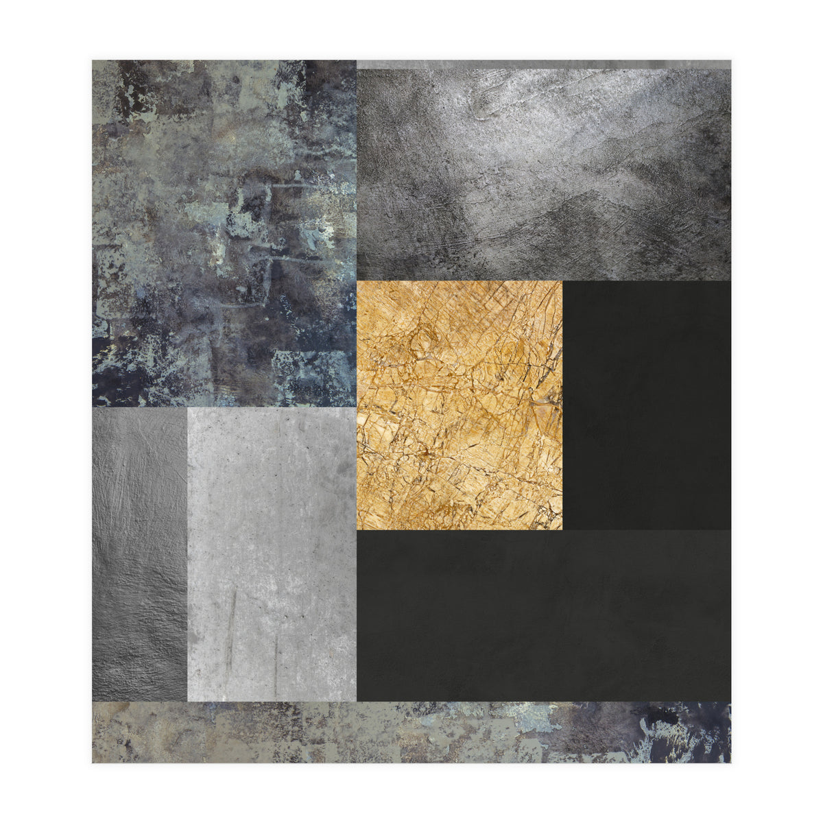 Geometric and golden VI (Print Only)