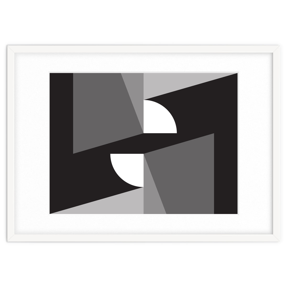Geometric Shapes No. 11 - monochrome