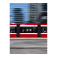 The 509 Harbourfront Streetcar Blur Version No 5 (Print Only)