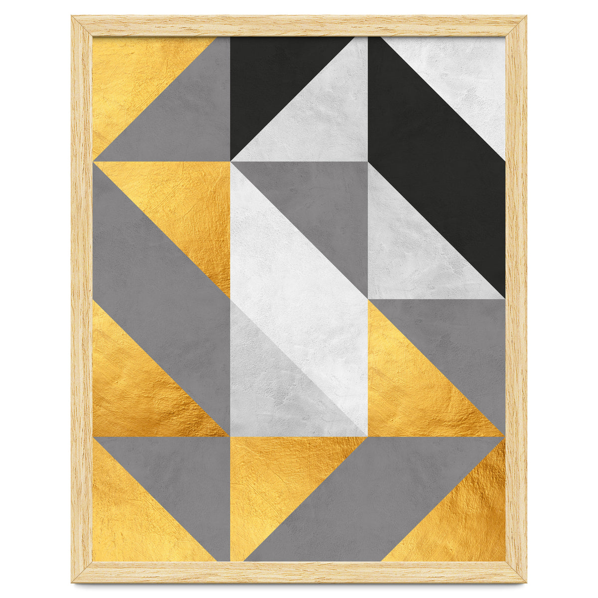 Gray and Gold Composition IV