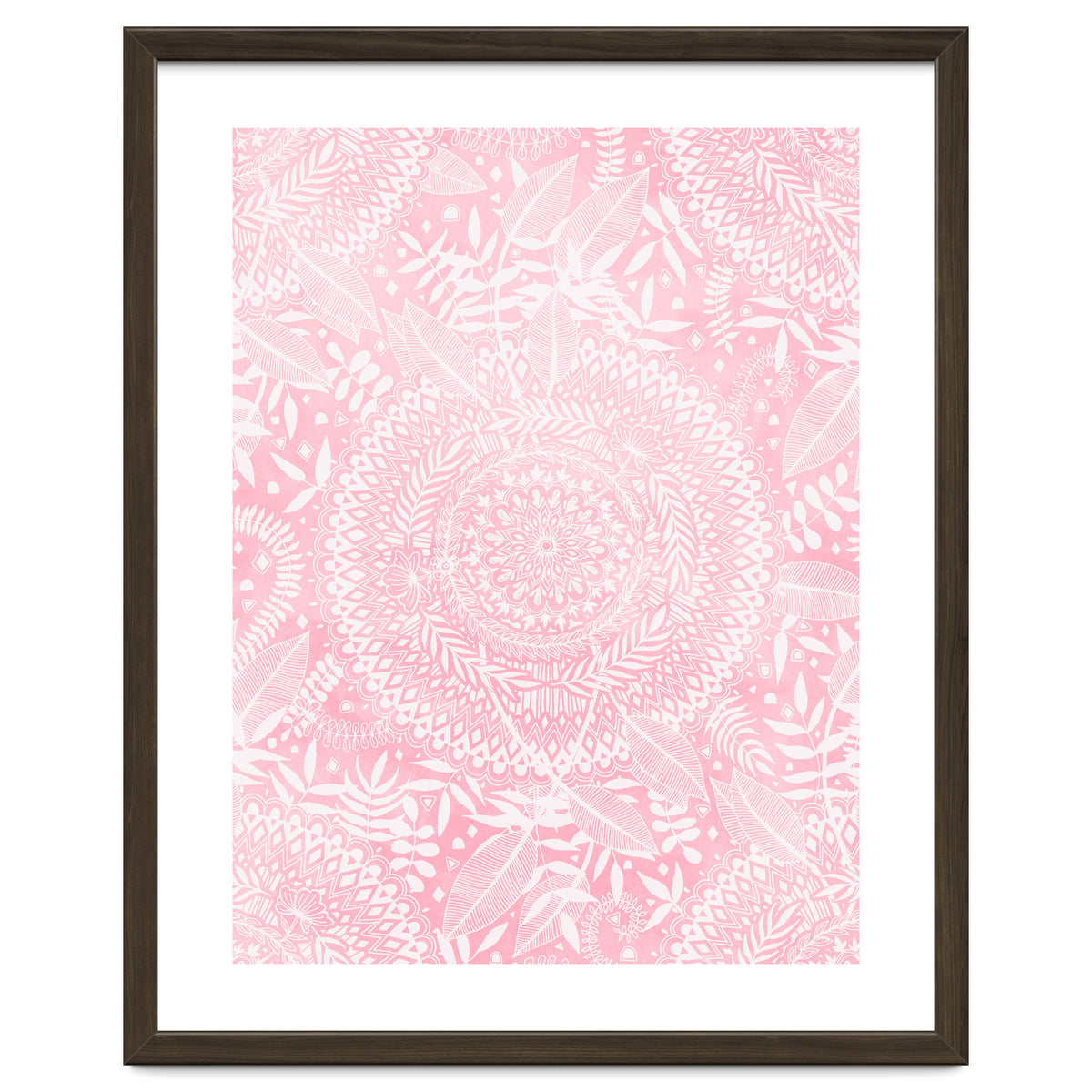 Medallion Pattern in Blush Pink