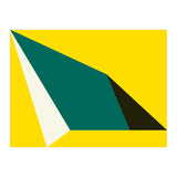 Geometric Shapes No. 74 - yellow, green & black (Print Only) thumbnail