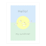 Hello! my sunshine! - Swan moon and Sun (Print Only) thumbnail