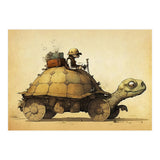 Tortoise Car Steampunk Illustration (Print Only) thumbnail