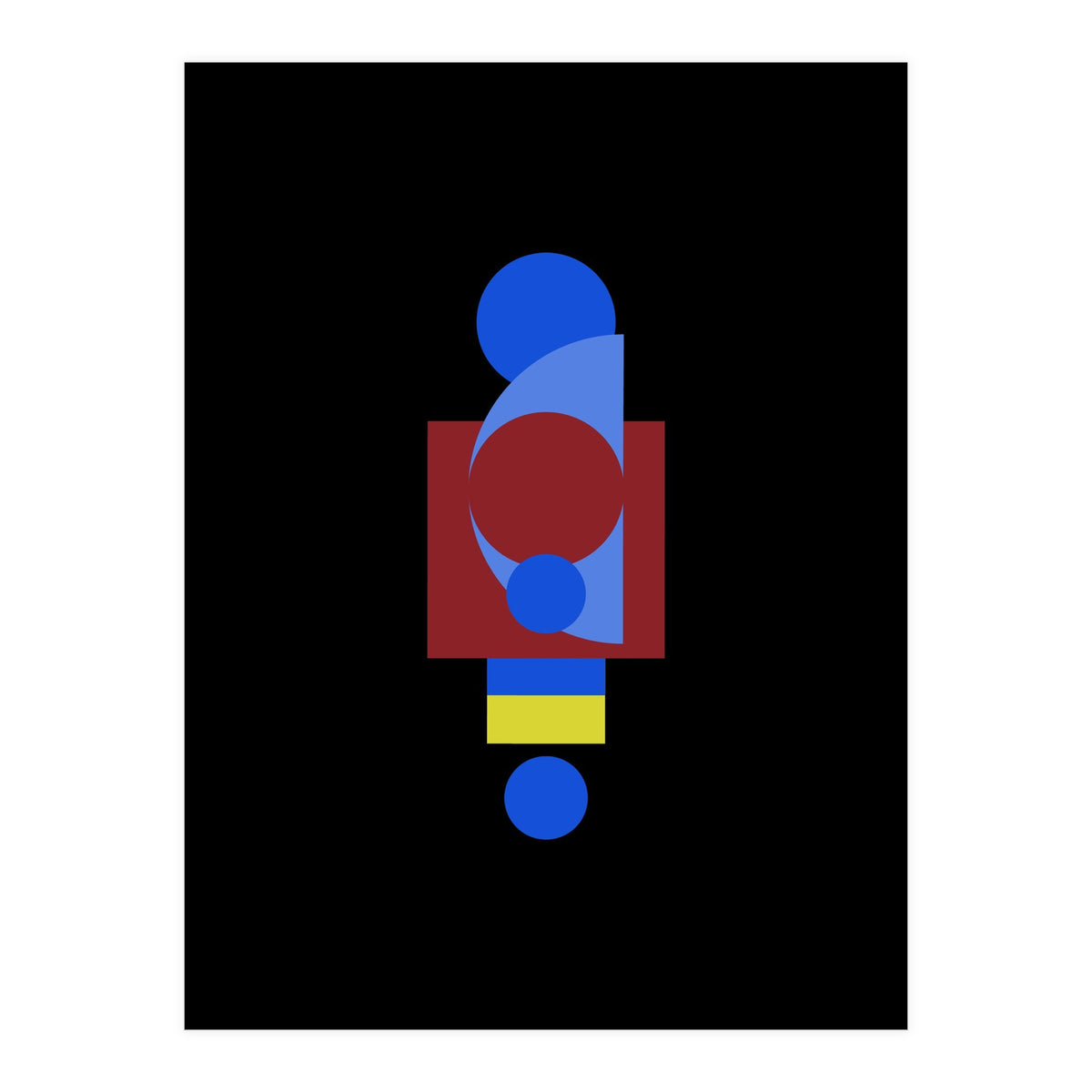 Man | abstract modern (Print Only)