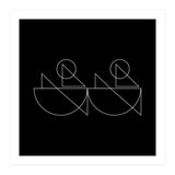Kayakers | modern geometric (Print Only) thumbnail